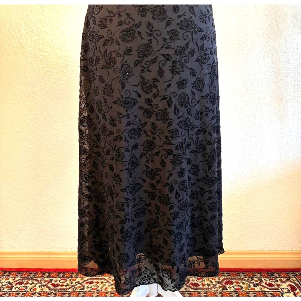 Vintage cosmic aura black mesh